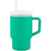 Infantino My 1st Tumbler - Schattige miniatuurbeker met lekbestendig rietje en peutervriendelijk handvat Moedigt hydratatie aan Gemakkelijk schoon te