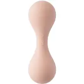 Mushie Siliconen Baby Rammelaar Speelgoed | Leeftijd 3+ Maanden (Blush)