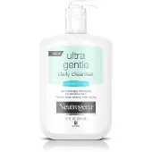 Neutrogena Ultra Gentle Dagelijkse Gezichtsreiniger voor Gevoelige Huid, Olievrij, Zeepvrij, Hypoallergeen, 12 fl. oz