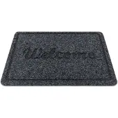 Rugsx Ruitenwisser WELCOME 2098 anti slip, extern, intern - antraciet 50x80 cm