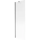 Mexen Next badwandpaneel 1-delig 60 x 150 , strepen, gun metal - 895-060-000-00-09-95