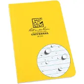 Rite in the rain Universal Soft Cover Book 374, 4 5/8" x 7", Yellow, notitieboek