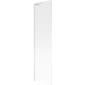 Mexen Next L douchewand, 1-deurs, 50 x 150 , gestreept, wit - 895-050-000-03-09-20