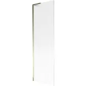 Mexen Next L badwand 1-delig 60 x 150 , gestreept, goud - 895-060-000-03-09-50