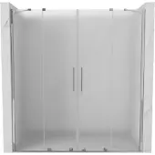 Mexen Velar Duo schuifbare douchedeur 170 , ijs, chroom - 871-170-000-32-01