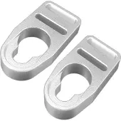 Tlily Aluminium Kajakstoelvergrendelingen Compatibel met Kajakstoelvervangingsset met Drukknopriemen, 2-Pack