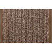 Dywany Łuszczów MALAGA Antislip Deurmat Beige Gestreept 66x160 cm