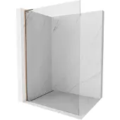 Mexen Kioto L douchewand Walk-in 120 x 200 , transparant, roségoud - 800-120-103-60-00