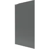 Mexen Next L badwand 1-delig 100 x 150 , grafiet, wit - 895-100-000-03-40-20