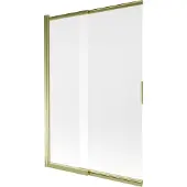 Mexen Fox badwand 2-delig schuifbaar 120 x 150 , mat, goud - 891-120-002-50-30