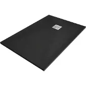 Mexen Stone+ rechthoekige composiet douchebak 110 x 90 , zwart - 44709011