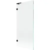Mexen Lunar L badwand 1-vleugel 80 x 150 , transparant, zwart - 897L-080-000-70-00