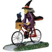Lemax Kerstfiguur Be-witching bike ride
