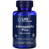 Life Extension - Ashwagandha Plus Rust & Focus, 60 capsules