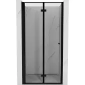 Mexen Mist-F opvouwbare douchedeur links 60 , zwart frame, zwart - 8A6-060-000-70-70-L