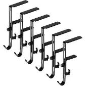 Jojomino 6 Stuks Kerstkousenhouders voor Mantel- Verstelbare Open Haardkousenhangers- Kerstkousenslingerhaken