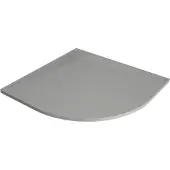Mexen Bert halfcirkel douchebak SMC 80 x 80 , grijs - 4KR618080