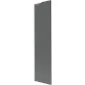 Mexen Next L badwand éénvleugelig 50 x 150 , grafiet, wit - 895-050-000-03-40-20