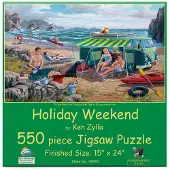 Sunsout INC - Holiday Weekend - 550 pc-puzzel van kunstenaar: Ken Zylla - Afgewerkt formaat 15 x 24" - MPN # 39991