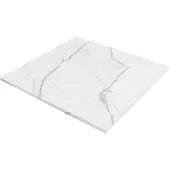 Mexen Hugo vierkante SMC-douchebak 80 x 80 , witte steen - 42158080