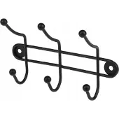 Hobby Hall Wandhaak - 3 Haken - Zwart - Metaal - Modern Design