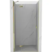 Mexen Mist-H, draaideur voor douche, links, 100 , transparant, goud - 8A5-100-000-50-00-L