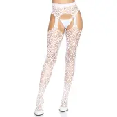 Leg avenue Heart net suspender hose