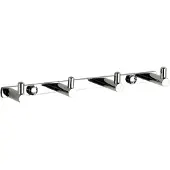 Mexen viervoudige handdoekhanger, chroom - 709164-00