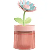 Jojomino Luchtbevochtiger Draagbare USB-aromatherapiemachine Mistmaker Bloemenluchtbevochtiger Roze