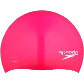 Speedo Unisex-Volwassenen Zwemmuts Siliconen Lang Haar Roze