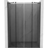 Mexen Velar Duo schuifdouchedeur 160 , grafiet, geborsteld gun grey - 871-160-000-42-66