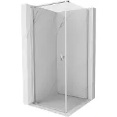 Mexen Mist-B draaideur douchecabine 95 x 95 , transparant, chroom - 8A2T-095-095-01-00