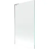 Mexen Next L 1-delige badscherm 100 x 150 , transparant, chroom - 895-100-000-03-00-01