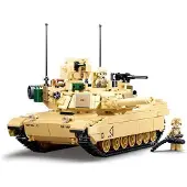 Sluban Bouwspel - - Char Tank M1A2 SEP V2 - 781 stukken - Kunststof - 29 cm