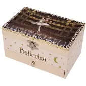 Leklyckan Muziek Sieraden Doos - Ballerina - Rechthoekige Vorm