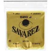 Savarez snarenset klassieke gitaar - 520-J - Jaune rectified nylon traditional basses hard tension