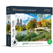 Trefl Wanderlust: Charmant Central Park New York 1500-delige puzzel Prime 33"x23" dik karton BIO ECO New York Travel Creatief entertainment voor