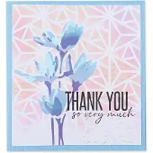 SIZZIX Layered stencils geo flowers -