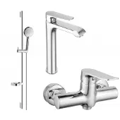 Mexen Pecos DS75 doucheset, chroom - 72714DS75-00