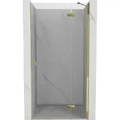 Mexen Mist-H draaideur douchedeur rechts 85 , transparant, goud - 8A5-085-000-50-00-P