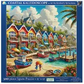 Sunsout INC - Kustcaleidoscoop - 500 pc-puzzel van kunstenaar: Kimberly McGuiness - Afgewerkt formaat 19 x 19" - MPN # 27315