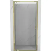 Mexen Exo douchedeur draaibaar 75 , transparant, goud - 8181-075-000-50-00