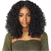 Jojomino Pruik HD Lace Front Midden Gescheiden Krullend Grote Golf Dames