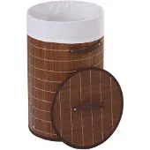 MCW Wasmand 50 Liter bamboe bruin rond