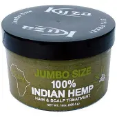 Kuza 100% Indiase hennep haar- en hoofdhuidbehandeling - Verbetert de gezondheid van droog haar en hoofdhuid - JUMBO MAAT 18 oz