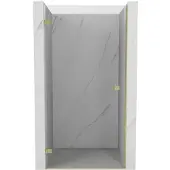 Mexen Lunar-B draaideur douchedeur links 60 , transparant, goud geborsteld - 832-060-000-55-00-L