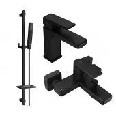 Mexen Mino DQ77 badset, zwart - 72403DQ77-70