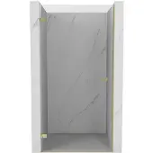 Mexen Lunar-B douchedeur draaiend links 95 , transparant, goud - 832-095-000-50-00-L
