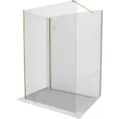 Mexen Kioto douchewand Walk-in 140 x 115 , transparant, goud - 800-140-212-50-00-115