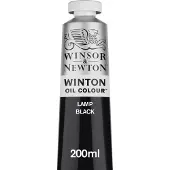 Taidepiste Winton olieverf 337 lamp black (200ml)